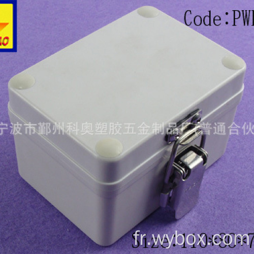 Boîtier électrique étanche connecteur de boîte de jonction boîtier en plastique boîtier électronique IP65 PWP702 avec taille 110*80*70mm